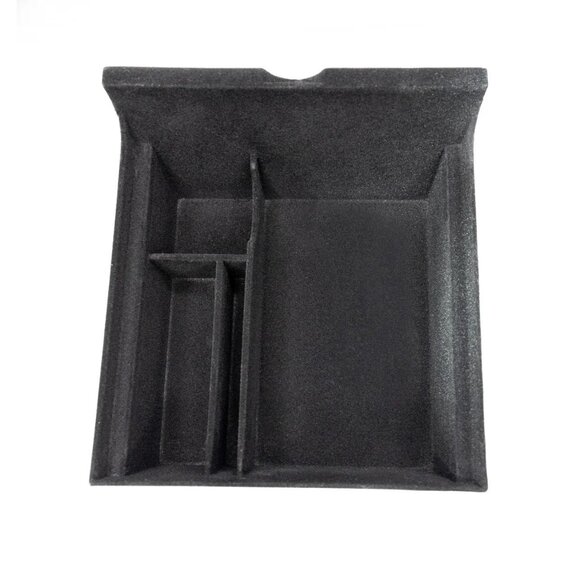 Tesla RPM Model 3 & Y 2nd Gen Black Center Console Sliding Tray Fully Flocked - Picture 1 of 5